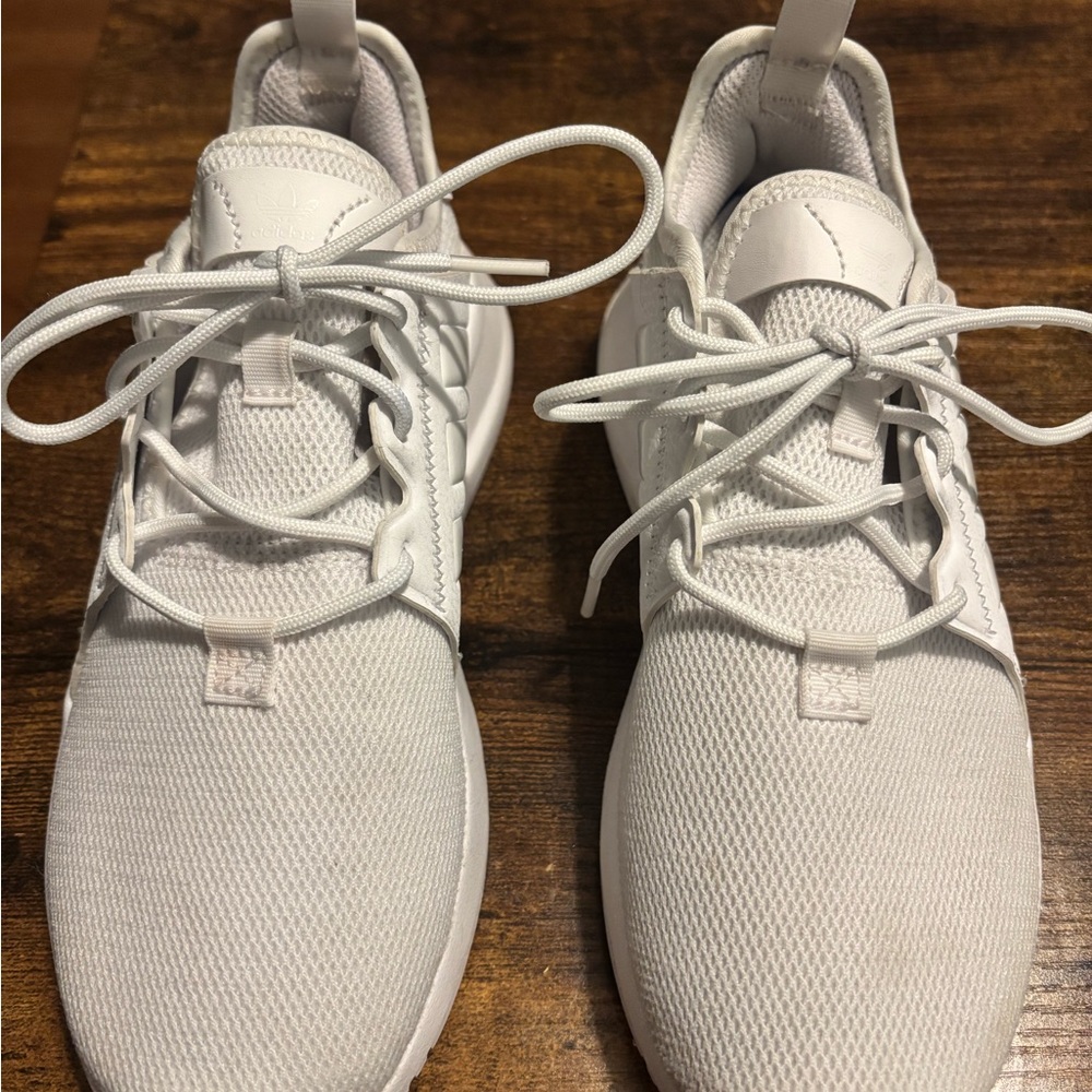 Girls Size 4 adidas Kids White Sneakers